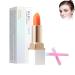 Orange Warm Lipstick 38 g with 50 lip brushes temperature lip balm for full and wellgroomed lips waterproof for dried lips lipstick