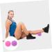 Partykindom 2-in-1 Contact Massage Balls - Foot & Body Massage Device for Fitness & Relaxation | PVC Grip Yoga Ball - Buy Online on GoSupps.com