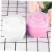 Beatifufu 2 Sets Baby Plush Puff Transparent Baby Powder Boxes Dry Powder Puffs Makeup Puffs Talcum Filling PP Baby Container - Buy Online on GoSupps.com