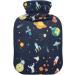 NAANLE GALAXY Astronaut Space Heat Bottle 1L - Transparent Hot Water Bottle for Bed Hand & Foot Pain Relief - Ideal Heat & Cold Therapy - Buy Online on GoSupps.com