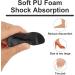 2 Pairs Shoe Inserts for Loose Shoes | Reusable Toe Cushion Fillers | Size Reducer for High Heels Flats & Casual Shoes (Black Pointy - Buy Online on GoSupps.com