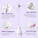 Portable UV LED Nail Lamp - Hands-Free, 360 Rotatable Mini Dryer for Fast Gel Polish Curing at Home or Salon - White - Buy Online on GoSupps.com