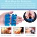 ZaxSota Pedicure Toe Separators - Washable Nail Polish Toe Nail Dividers - 2 Pairs Blue and Pink - Buy Online on GoSupps.com
