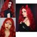 Atayou Women's Long Red Wig | Heat-Resistant Synthetic Cosplay Wigs for Halloween Costume - Buy Online on GoSupps.com