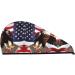 Bald Eagle American Flag Coral Velvet Dry Hair Cap - Quick-Dry Hair Towel Wrap for Men & Women | Ideal for Travel & Home - Buy Online on GoSupps.com