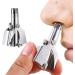 OUSIKA Stainless Steel Nose Hair Trimmer - Portable & Washable Manual Razor for Effortless Grooming - Buy Online on GoSupps.com