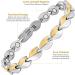 Magnetic Ankle Bracelets for Women - Pure Titanium Silver Fashion Anklet Jewelry 0029SW | International Shipping Available - Buy Online on GoSupps.com