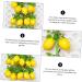 Abaodam 4 Bunches Imitation Lemon Skewers Toys Lemons Fruit Front Door Wreath Hanging Lemon Decor Model Girl - Buy Online on GoSupps.com