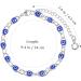 Lurrose 3-Piece Teufel-Umge Brass Gemstone Bracelets for Women | Turkish Evil Eye Jewelry Pearl & Blue Eyes Accessories - Buy Online on GoSupps.com