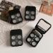 AOYEAH Portable Contact Lens Case with Mirror Travel Accessory & Organizer Set in Black for Easy Lens Care - Buy Online on GoSupps.com
