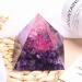 Moonstone Crystal Orgone Pyramid - Purple Chakra Healing Tower - Buy Online on GoSupps.com