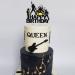 Rock and Roll Cake Toppers Rock Music Birthday Decoration with Band for Rock and Roll Themed Birthday Party - Buy Online on GoSupps.com