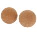 Frcolor 2st yoga ball made of cork massage ball deep tissue massager Handball foot massage device Neck massage device Back massage devices Massage balls body roll cork ball