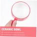 Alipis 2pcs Breakfast Handle Bowl Salad Bowl Kitchen Accessories Ceramic Bowl Cutlery Set Child Household - Buy Online on GoSupps.com