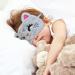 Mezeic Sleep Mask Cute Design for Sleeping Cartoon Soft Plush Blindfold Funny Animal Eye Cover for Kids Girls Teens Women and Adult Eye Shade (Grey Cat) F/Grey Cat - Buy Online on GoSupps.com