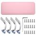Noverlife Pink Nail Arm Rest - Professional Non-Slip Hand & Arm Cushion for Manicure - Microfiber Leather Stand for Nail Tech Use - Buy Online on GoSupps.com