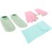 Qukaim Moisturizing Gel Socks Set Touch Screen Spa Moisturizing Gloves Socks Set Reusable Repair Treatment Exfoliating SPA Neck Wrap Mask - Buy Online on GoSupps.com