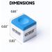 12-Pack Billiard/Pool Cue Chalks - GSE Games & Sports Expert (Blue) | Variety Pack of 6 Colors - Buy Online on GoSupps.com