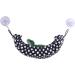 SKUDA Bearded Dragon Hammock Lounger Hammock for Bearded Dragon | Reptile Geckos Nest Bed Bearded Dragon Accessories Geckos Reptile Bearded Dragons Black Dots (Canvas) - Buy Online on GoSupps.com