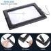 Magnifying Glass 3X Hand Free Magnifier Reading Magnifying Glasses with LED Light Foldable Rectangular Magnifier Loupe Desktop Portable for Elder Kids Vision - Buy Online on GoSupps.com