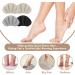 Flintronic 4 Pairs Sneaker Heel Repair Patches - Leather Protector for Most Shoes - Gray, Black, Beige (Set of 4) - Buy Online on GoSupps.com