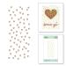 Spellbinders Scattered Hearts Background Glimmer Hot Foil Plate Set  Metal