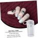 FRCOLOR 4 Fully Transparent Handle with Lid Silicone Seal Nails Kits Nail Art Stamper Manicure Rubber Stamp Decked Accessories Manicure Stamper Nail Kits Peg Board Plastic Child With Cover 6X3cm Transparent Color - Buy Online on GoSupps.com