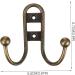 Alipis 12 Pcs Vintage Bathroom Hooks Clothes Rack Heavy Duty Hat Hook Wall Towel Hangers Bath Towel Aisle 6.8X6.7X3CMx2pcs - Buy Online on GoSupps.com