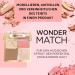 Eveline Cosmetics Wonder Match Face Contour Palette No. 01 Vegan Multifunctional Makeup with Bronzer Blush Highlighter & Powder - Buy Online on GoSupps.com