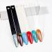 2 Sets of 100 Clear Coffin Ballerina Fan Shape Nail Art Tips Display with Metal Split Ring Holder NT080 - Buy Online on GoSupps.com