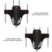 ONGHSD 1 Pair MTB Mountain Bike Fender Mud Guard Front + Rear - Fits 26, 27.5, 29 & Plus Size Bikes - Durable Bicycle Fenders for Dirt Protection - Buy Online on GoSupps.com