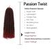 Passion Twist Hair - 12 Crochet Braids (7 Packs) for Bohemian Styles | T1B-Bug Synthetic Hair Extensions - Buy Online on GoSupps.com