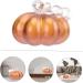 LIFKICH 1pc Glass Pumpkin Ornament Glass Pumpkin Decorations Crystal Gifts Halloween Pumpkin Ornament Glass Pumpkin Statue Artificial Plant Glass Pumpkins Thanksgiving Pumpkin Suit Manual Golden 12.5x12.5cm - Buy Online on GoSupps.com