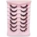 Natural Lashes Natural Eyelashes Short Eyelashes Natural Look False Eyelashes Wispy Eye Lashes 14-17mm Small Lashes Fake Lashes(G06)