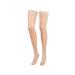 Compressana Calypso 140 The fine -knit support stockings with a lace ligament - effective support effect with approx. 15-18 mmHg compression (support class 3) - almost opaque fine and smooth stitch image - thigh stockings with adhesive - size III - color 
