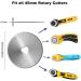 Kingsource SKS-7 Titanium Coated 45mm Rotary Cutter Blades - 10 Pack Replacement for Olfa, Fiskar, Martelli, Truecut - Ideal for Fabric, Sewing, Leather, Paper - Buy Online on GoSupps.com