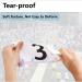 JEELAD Running Bib Competitor Numbers 1-100 | Tearproof Waterproof Tags for Marathon Races with Safety Pins | Colorful Sports Competition Events - Buy Online on GoSupps.com