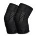 Kniebandage for women men 2 pieces of knee supports with adjustable straps and anti -slide silicone for sports running arthritis joint pain band injury meniscal tear tendonitis (black m) black M