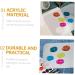 VALICLUD 1 Ensemble Palette de Maquillage Plateau manucure plaques Ongles pour Nail Art Palette de Peinture en Plastique M langer la Plaque pour Le Maquillage Acrylique - Buy Online on GoSupps.com