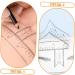 Hemoton 10pcs Tools Stickers Eyebrow Line for Measurement Makeup Eyebrow Mapper Positioning Ruler Disposable - Buy Online on GoSupps.com