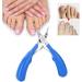 Super Cuticle Nippers Hangnail Remover Cuticle Cutter Sharpener Cuticle Trimmer for Fingernails Pedicure Manicure Toenails(blue) - Buy Online on GoSupps.com