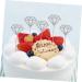 WOFASHPURET 50pcs Diamond Cake Decorations Cupcake Diamond Topper Glitter Wedding Cupcake Picks Fruits Toothpicks Wedding Decor Decorations for Home Wedding D cor Baby Birthday Cake Paper Cup Silver medium - Buy Online on GoSupps.com
