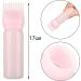 AOVNA 2 Pack Hair Dye Brush Bottle Pink and White Hair Dyeing Bottle Applicator Brush Squeeze Hair Color Oiling Bottles Root Comb Applicator Bottle - Buy Online on GoSupps.com