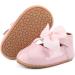 LACOFIA Baby Girls Anti-Slip First Walking Shoes - Infant Bowknot Mary Jane Prewalkers 6-12 Months (G Pink) - Buy Online on GoSupps.com