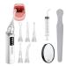 Rechargeable Tonsil Stone Remover Electric Remover Oral Cleansing Tongue Depressor with Syringe 5X Magnifying Glass