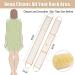 Lumos Living Premium Natural Loofah Exfoliating Shower Set - Large Back Scrubber & Sponge Pad - Buy Online on GoSupps.com
