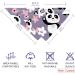 Shop Cute Panda Dog Hollow Cloth - Triangular Bibs for Small to Large Pets | Multi-Colored 2-Pack - Buy Online on GoSupps.com