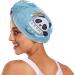 Small Cup Panda Hair Towel 2 Pack - Super Absorbent Quick Dry Hair Turbans for Women & Girls - Buy Online on GoSupps.com