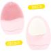 Silicone Makeup Brush Facial Cleaning Brush Face Makeup Silicone Facial Cleansing Brush Face Cleaner Brush Soft Bristle Cleaning Brush Makeup Pink Scrub Manual Miss - Buy Online on GoSupps.com