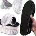 4D Insoles-4D Cloud Technology Insole Metatarsal Orthotic Insoles Arch Supports Inserts High-Elastic Shock-Absorbing Insoles Plantar Fasciitis Ball of Foot Pain Relief (37-38 black) 37-38 Black
